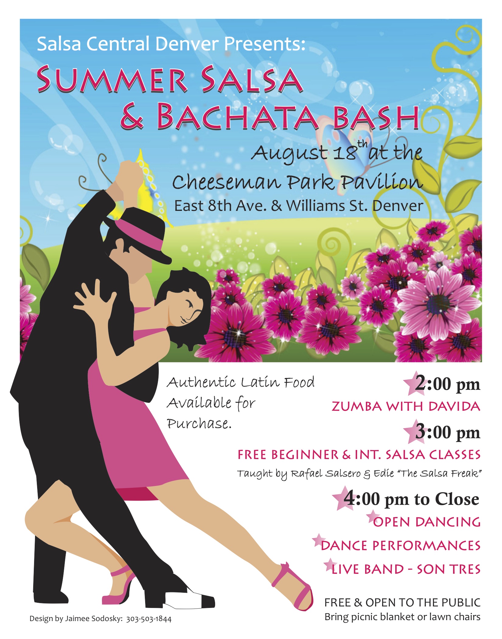 Dance at Cheesman Park in Denver Sunday August 18! A wonderful afternoon and it’s FREE!